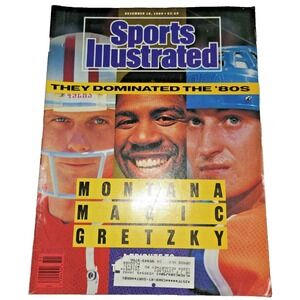 Sports Illustrated  10/15/1989 They Dominated the 1980's Montana Magic Gretzky